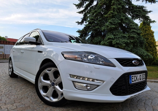 Ford Mondeo cena 40499 przebieg: 215274, rok produkcji 2014 z Chojnów małe 781